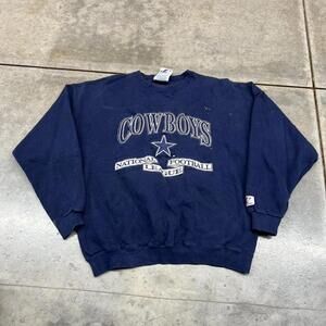 vintage dallas cowboys logo athletics navy crewneck size medium